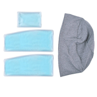 Chapeau pour le soulagement de microfibres, soins de la tête, fournitures de thérapie, rééducation, soulagement de la clavicule, bandeau de thérapie froide