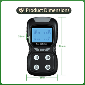 Détecteur de gaz de dioxyde de carbone portable GUOYUGRA, capteur de gaz <span class=keywords><strong>CO2</strong></span> infrarouge, détecteur de dioxyde de carbone portable, alarme - Product Image 4