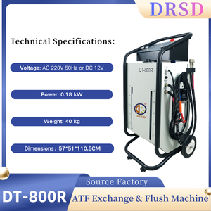 Échangeur d'<span class=keywords><strong>huile</strong></span> ATF entièrement <span class=keywords><strong>automatique</strong></span>, machine de vidange et de nettoyage d'<span class=keywords><strong>huile</strong></span> de boîte de vitesses <span class=keywords><strong>automatique</strong></span> avec 38 adaptateurs DT-800R DRSD - Product Image 3