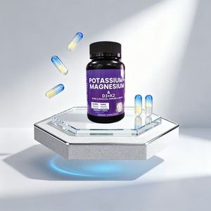 Venta caliente Potasio Magnesio Vitamina D3 K2 Cápsula Promueve la absorción <span class=keywords><strong>intestinal</strong></span> de calcio para adultos para mantener la salud ósea - Product Image 1