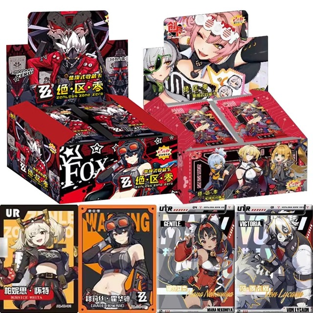 Zenless Zone Zero Anime Game Paper Collectible Trading Cards Ellen Joe Alexandrina Sebastiane Character Toy Gift
