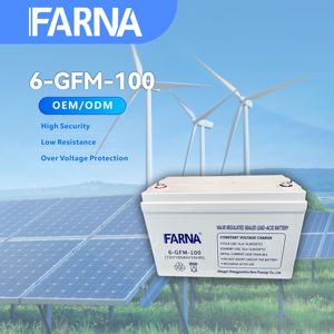 แบตเตอรี่ตะกั่วกรดแบบปิดผนึกชนิดไม่ต้องบำรุงรักษา แรงดันสูง 12V 100ah อายุการใช้งานยาวนาน รุ่น 6-GFM-100 สำหรับระบบโซลาร์เซลล์และเครื่องสำรองไฟ (UPS) - Product Image 2