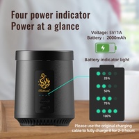 Brûleur d'encens électronique intelligent pour Bakhoor, cadeau musulman, sans charbon, sûr, rechargeable 2000 mAh, diffuseur d'Oud électrique portable