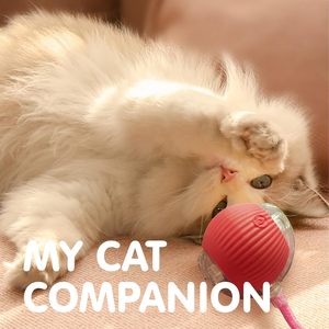 Electric Silicone Gel Rolling Ball for Cats & Dogs-Luminous Interactive Boredom-Busting <b>Bite</b>-Resistant Pet Toy - Product Image 2