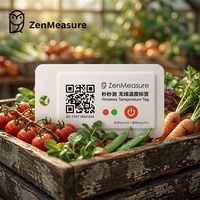 Registrador de Datos de Temperatura Inalámbrico ZenMeasure, Material ABS para Sistema de Gestión de Cadena de Frío OEM 5.0, Informe en PDF, Certificado CE
