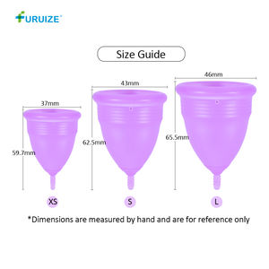 Furuize Eco-Friendly 100% <span class=keywords><strong>Copa</strong></span> de silicona de grado médico <span class=keywords><strong>Copa</strong></span> <span class=keywords><strong>Menstrual</strong></span> Collector Cup y esterilizadores <span class=keywords><strong>Copa</strong></span> de menstruación - Product Image 3