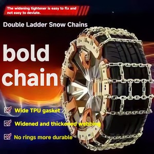 NEU OEM Hochwertige Universal-Autoreifen-Schneeketten ohne Wagenheber-Installation Anti-Rutsch-Eisbrech-Verdickung kette - Product Image 4