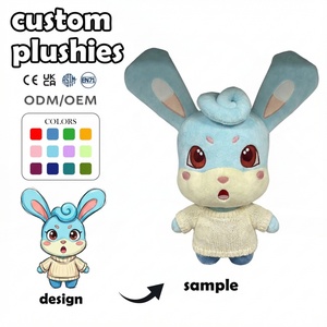 Peluche renard sur mesure avec ailes plumeuses, estampage doré, yeux brodés, tissu en coton, doublure en maille - Peluche animal en peluche pour anniversaire - Product Image 2