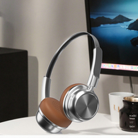 Casque audio supra-auriculaire en métal durable OEM ODM avec annulation active du bruit (ANC), AAC, mode double filaire/sans fil, électronique