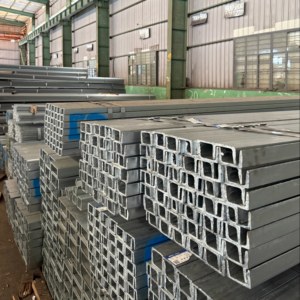 Fournisseur d'usine Yorsun, <span class=keywords><strong>profilé</strong></span> en U en <span class=keywords><strong>acier</strong></span> galvanisé, coupe et soudage, ASTM A6/A6M-14, JIS, 75x40, 100x50, poutre de charpente - Product Image 2