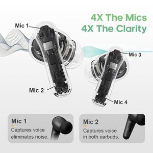 Oortelefoons Enc Draadloze Stereo Auriculares Tws In-Ear Eirphone Hoofdtelefoons Sport Waterdichte Audifonos-<span class=keywords><strong>Bluetooth</strong></span> 5.3 Mini Oordopjes - Product Image 4