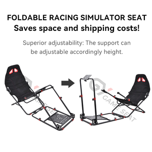 GY070ข้อเสนอแนะ ODM haptic SIM Racing Rally Race Racing Seat Simulator ห้องนักบินสำหรับ thrustmaster T3PA pxn, MOZA,Logitech G25 G27 - Product Image 2