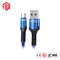 Connecteur de câble de données USB en cuivre durable de type DIN 10A, interface de charge stable, indice de protection IP67 pour remplacement de port de smartphone