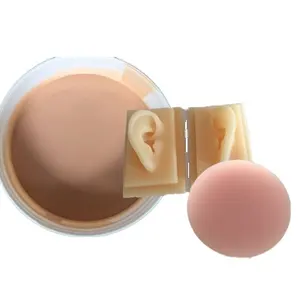 Couleur de peau RTV2 caoutchouc de silicone liquide pour tampon faisant une dureté de 10 Shore A