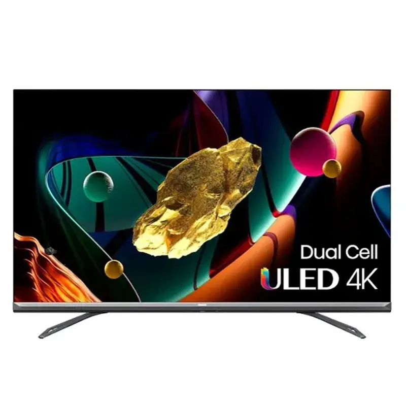 Smart Android TV 65 pouces 55 pouces 4K ULED QLED rétro-éclairé noir Cabinet LED Interface USB Maison Hôtel Utiliser la langue par défaut