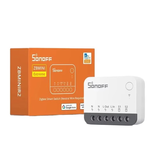 SONOFF ZBMINIR2 Zigbee Mini R2 Voice Control MINI Switch Zigbee Smart Switch Work With Alexa EWelink Google Home