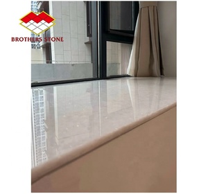 Gradino <span class=keywords><strong>in</strong></span> <span class=keywords><strong>marmo</strong></span> bianco cristallo thassos greco tagliato a misura <span class=keywords><strong>per</strong></span> pavimento - Product Image 2