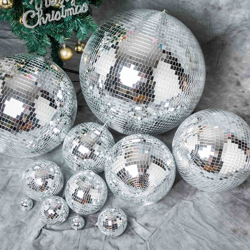 Modern Gold Silver Mirror Ball Reflective