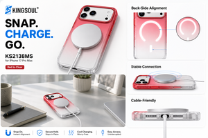 Funda Magnética Translúcida Mate con Degradado de Lujo para iPhone 18 17Pro Max con Botones AI, Resistente a Impactos - Product Image 5
