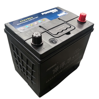 Batterie de voiture au plomb-acide POWSEA 12V 60Ah MF 55D23, batterie de démarrage automobile 55D23L, batterie de camion sans entretien 55D23R