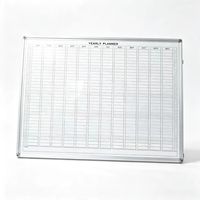 Tableau blanc mural PB23 en PET pour la planification scolaire, motif personnalisé imprimé, effaçable à sec, pour salle de classe et bureau