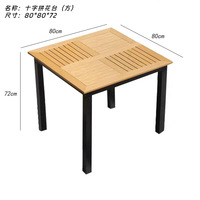 Table basse ronde moderne en aluminium de luxe, amovible, pour l'extérieur, avec un design durable