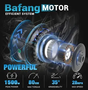 <span class=keywords><strong>Bicicleta</strong></span> Eléctrica <span class=keywords><strong>Cyrusher</strong></span> Ranger 2.0 52V 20AH con Neumáticos de 26 Pulgadas, Cuadro de Aluminio, Frenos de Disco Hidráulicos, 80 Millas de Autonomía, Envío desde la UE - Product Image 5