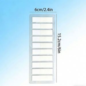 6pcs Multicolor Solid Writable PET Index <b>Labels</b> Self-adhesive File Page Markers Customizable Office School Organization - Product Image 2