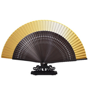 Éventails pliants en soie chinoise <span class=keywords><strong>pour</strong></span> femmes et filles, style japonais, artisanat en bambou imprimé, cadeaux de mariage <span class=keywords><strong>pour</strong></span> invités - Product Image 1
