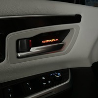 Pour Toyota Sienna Grivia LED RGB chassant la lampe de bol de porte intérieure de voiture facile à installer Kit de lumières ambiantes intérieures automatiques
