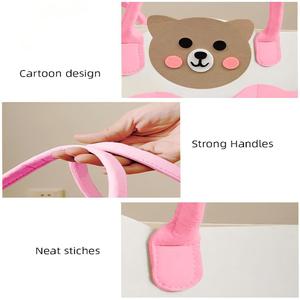 Organisateur de couches pour bébé en feutre personnalisé, panier de rangement portable pour couches et lingettes - Product Image 5