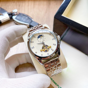 Classic Hollow <b>Skeleton</b> Tourbillon <b>Watch</b> Luxury Business Casual <b>Automatic</b> Mechanical Wristwatch - Product Image 1