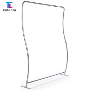 TianLang Portable 3D Pop-up Displays Stand Easy Install Fabric Photo Booth Telón de fondo para ferias comerciales - Product Image 5