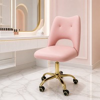 Fauteuil de Salon de Manucure Pivotant et Réglable en Hauteur, Siège en Cuir Luxe Léger pour Studio de Beauté – Vente Directe en Gros