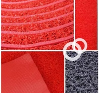 Tapis enroulable antidérapant Muen à épaisseur personnalisée, en boucle, avec support en mousse extérieure, en PVC, haute densité, lavable, style Art Déco