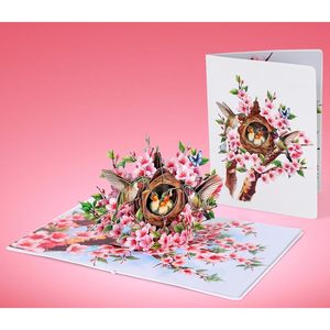 Pop Up Birthday Card 3D Flowers Greeting Card For Women <b>Wife</b> Mum - Product Image 2