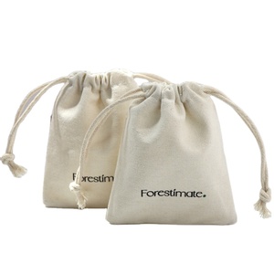 Bolsas de Algodón Reutilizables Personalizadas al por Mayor para Joyería, Zapatos, Almacenamiento de Cosméticos, Logotipo Personalizado, a Prueba de Polvo, Ecológicas, con Cordón - Product Image 1