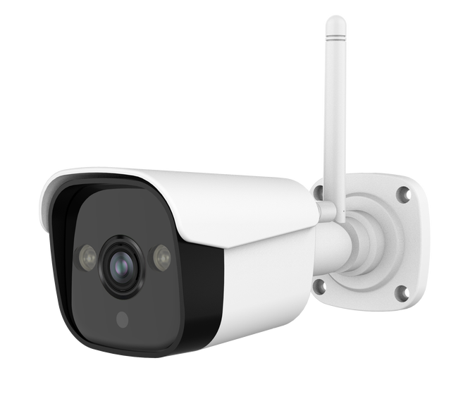 2.4GHz Wireless IP Camera 1080p CMOS Waterproof Bullet Style Infrared Night Vision 12V Power IP66 Cloud New 12V Wide Angle