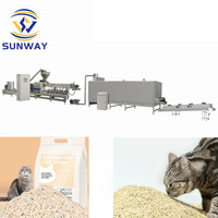 Máquina Extrusora de Línea de Producción de Arena para Gatos de Almidón de Maíz Degradable, Maquinaria para Producción de Arena para Gatos de Tofu