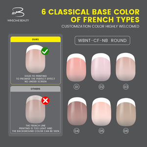 <span class=keywords><strong>Uñas</strong></span> Postizas <span class=keywords><strong>de</strong></span> Diseño Francés, Material PMMA, Efecto Salón, Pre-diseñadas, para <span class=keywords><strong>Uñas</strong></span> <span class=keywords><strong>de</strong></span> los Dedos, Gran Venta, Embalaje Completo - Product Image 1
