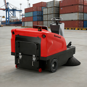 Machine de balayage industrielle motorisée pour parcs commerciaux et routes, pour le nettoyage des feuilles et du sable - Product Image 2