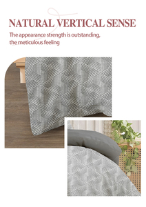 Cloudland Oran Wholesale Luxury Designer Winter Geometric Pattern Polyester <strong>Comforter</strong> <strong>Set</strong> King &amp; Queen Size Eco-Friendly - Product Image 6