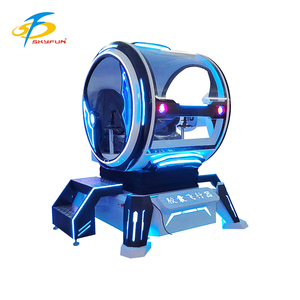 Skyfun 9D VR Cinema 2 plazas Realidad Virtual Simulador de cápsula espacial Interior/Exterior Fibra de vidrio Metal Flying Parques temáticos - Product Image 6