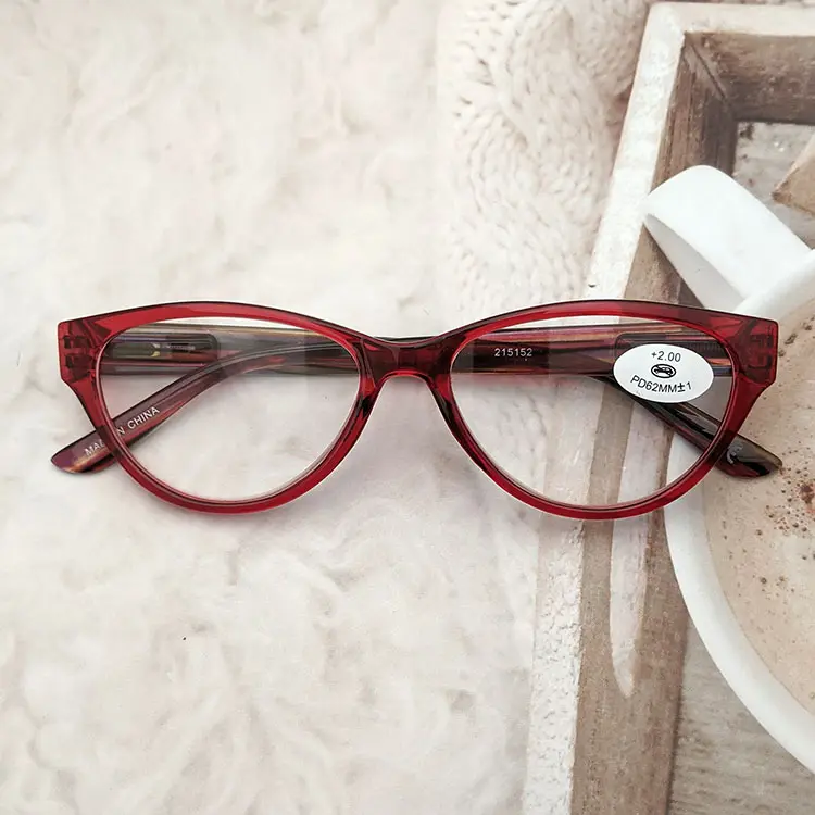 Nuevas gafas presbiópicas de PC para hombres y mujeres, gafas de lectura ultraligeras, gafas presbiópicas de ojo de gato