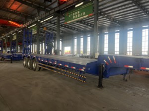 Semirremolque de Plataforma Baja Extensible, Capacidad para 45 Componentes de Acero de Gran Tamaño, 12r22.5 - Product Image 5