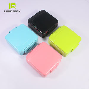 Fiambrera de aspecto trasero para niños, contenedores de comida de plástico sellados, conjunto de fiambrera para la escuela, libre de bpa, <span class=keywords><strong>2022</strong></span> - Product Image 3