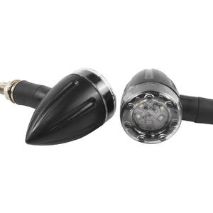 หลอดไฟ LED สองสี 12V สำหรับรถจักรยานยนต์ ไฟเตือนหน้า-หลัง ไฟเบรก สีเหลืองอำพัน - Product Image 1
