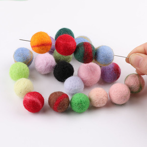 <b>Wool</b> Felt Ball Middle Size Solid Color DIY Jewelry Accessories <b>Craft</b> Supplies - Product Image 5