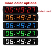 YIZHI GI6T-4R, LED Digital jam tangan detik jam tangan hitung mundur Remote elektronik Stopwatch jam dalam ruangan kantor sekolah rumah