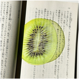 Segnalibri in Acrilico Trasparente a Forma di Frutta, Simpatici Segnalibri Realistici a Fette, Regali Creativi per Amanti dei <span class=keywords><strong>Libri</strong></span> - Product Image 5